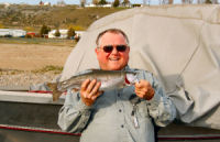 Nice rainbow from Billy Clapp lake, Washington